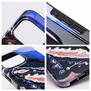 FORCELL F-PROTECT Mirage, militarinio kritimo testuotas dėklas telefonui, MagSafe suderinamas IPHONE 15 PRO auksinis