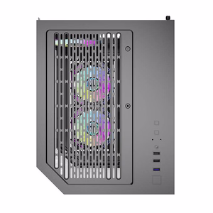 Darflash FT350 computer dėklas + 5 aRGB fans (juodas)