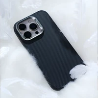 Benks Magnetinis Armor Pro Kevlar dėklas telefonui iPhone 16 - metalinis rėmas 600D - juodas (m)