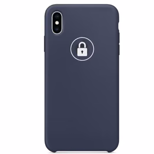 Чехол для телефона "Silicone Case" для Apple iPhone Xs Max / Midnight Blue / в упаковке