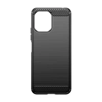Lankstus anglies rašto dėklas telefonui Xiaomi Redmi 12 Carbon Case - juodas