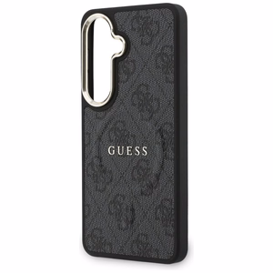 Guess dėklas 4G Embossed Ring MagSafe for Samsung Galaxy S26 juodas