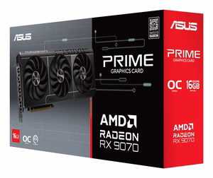 ASUS Prime -RX9070-O16G-EVO AMD Radeon RX 9070 16 GB GDDR6 Vaizdo plokštė
