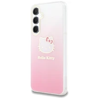 Hello Kitty IML Gradientinis Electrop Kitty Head dėklas telefonui skirtas Samsung Galaxy A55 - rožinis