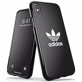 Adidas OR Snap dėklas Trefoil iPhone X / XS - juodas