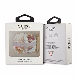 Guess GUA3HHFLU AirPods 3 dėklas violetinis/violetinis Gėlių kolekcija