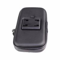 Dviračio telefono laikiklis vandeniui atsparus, universalus laikiklis dviračiams ir motociklams XL dydžio (maks. telefono dydis: 165 mm x 80 mm) - juodas (be vairo tvirtinimo)