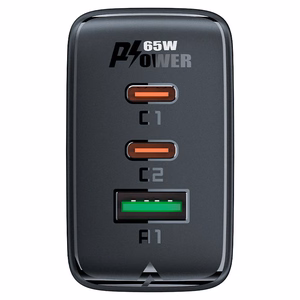 Acefast greitas įkroviklis GaN (2xUSB-C / USB-A) PPS / PD / QC4+ 65W baltas (A41)