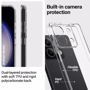 Чехол Crong Crystal Shield Cover для Motorola Moto G34, прозрачный