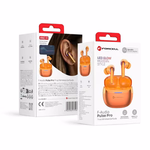 Forcell F-Audio Pulse Pro ANC + ENC Wireless In-Ear TWS Earbuds gold
