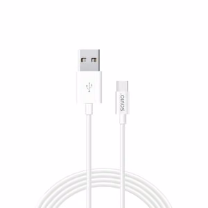 Кабель Savio CL-125 USB 2.0 USB-A - USB-C 1м, белый