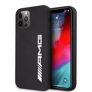 AMG Silicone Big Logo чехол для iPhone 12 Pro Max - чёрный