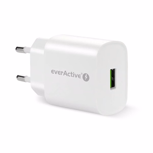 Tinklo įkroviklis 1× USB Quick Charge 3.0 18 W, baltas