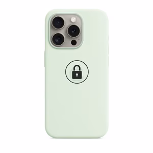 Чехол "Silicone Case v2" для iPhone 15 Pro / мягкая мята / в упаковке