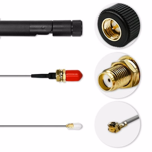 Qoltec 57046 Wi-Fi antena 2,4/2,5 GHz | 5,1/5,8 GHz | 5dBi | įvairiakryptis | Vidinis