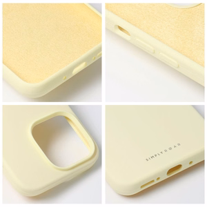 Roar Cloud Skin silikoninis dėklas iPhone 15 Plus Light Yellow