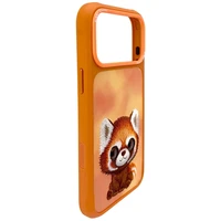 Nimmy Big Eyed Pet 2.0 Raccoon deklas iPhone 17 Pro - oranzinis