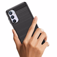 Lankstus anglies rašto dėklas Samsung Galaxy M54 Carbon Case - juodas
