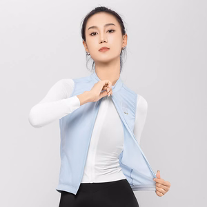 Rockbros TLMJ003 ROAD TO SKY women's lightweight breathable cycling vest L - blue