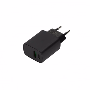 SEEK TOTI 20W Type-C + USB-A tinklo greitasis įkroviklis, juodas