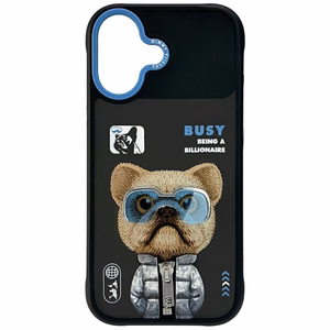 Nimmy Cool&Cute 2.0 nag dėklas iPhone 17 - juodas