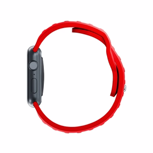 38/40/41/42 mm Red (small) - 3mk Silicone Watch Strap for Apple