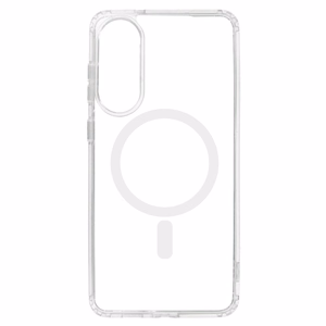 Akrilinis Magsafe dėklas Samsung Galaxy S25 Edge permatomas