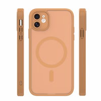 Mag Matt dėklas iPhone 11 rudas