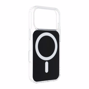 Case for iPhone 15 PRO MAX Clear Fusion Mag Cover compatible with MagSafe black