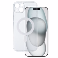 TEL PROTECT MagSilicone Skaidrus Dėklas Iphone 15 Plus