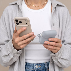 Tech-Protect Силиконовый чехол Hook для AirPods Pro - серый