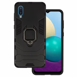Ring Armor dėklas telefonui Samsung Galaxy A02 juodas