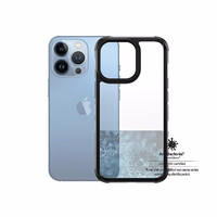PanzerGlass ClearCase iPhone 13 Pro 6.1" juodas Antibacterial Military grade SilverBullet 0324