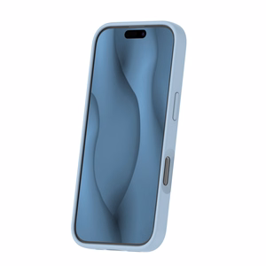 Silikoninis Thin Mag dėklas for iPhone 16e / 17e šviesiai mėlynas
