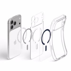 Spigen Ultra Hybrid MagSafe dėklas iPhone 18 Pro Max / 17 Pro Max, skaidrus tamsiai mėlynas