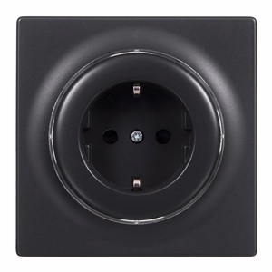 Fibaro FGWOF-011-8 elektros lizdas Type F juodas