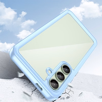 Kosmoso dėklas su gelio rėmu Samsung Galaxy S24 FE - mėlynas