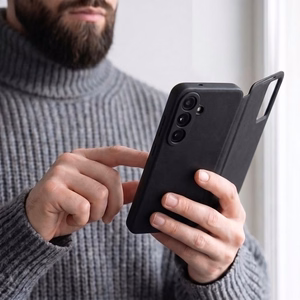 Tech-Protect Smart Wallet dėklas Samsung Galaxy S26 FE – matinis juodas