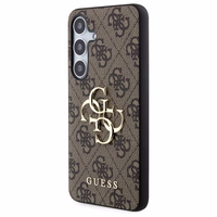 Guess 4G Big Metal Logo dėklas telefonui Samsung Galaxy S24 - rudas