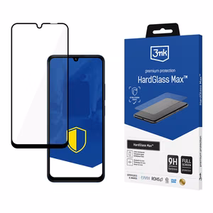Sustiprintas pilnai dengiantis grūdintas stiklas 3mk HardGlass Max Black, skirtas "Xiaomi Redmi 14C" / "Poco C75" / "Redmi A4 5G
