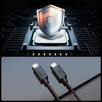 Spigen EB6020CC 60W laidas + USB-C / USB-C laidas 200 cm - juodas