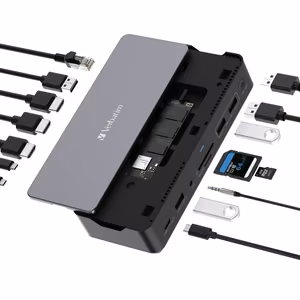 VERBATIM USB-C Pro doko stotis 15 prievadų