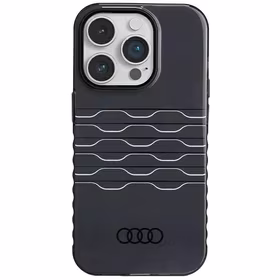 Audi IML Magnetinis dėklas telefonui iPhone 14 Pro - juodas