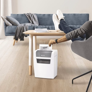Leitz IQ Home – P-4 dokumentų naikiklis, 6 lapai, 15 l talpa (80340000)