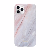 Crong Marble dėklas – iPhone 11 Pro dėklas (rožinis)