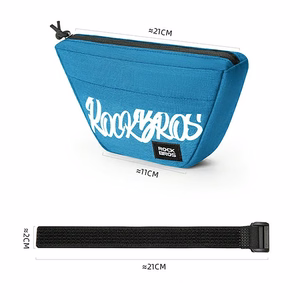 Rockbros G011 Flash Journey trapezoidal handlebar bike bag 0.7 l - blue