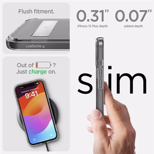 Spigen Ultra Hybrid S Magnetinis, skaidrus - iPhone 15 Plus