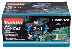 Makita UM600DZX – akumuliatorinės žolės žirklės, 12 V
