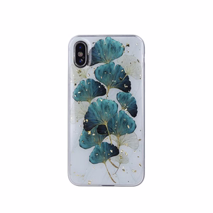 Auksinis Glam dėklas Samsung Galaxy S21 lapai