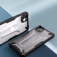 Tel Protect hibridinis dėklas telefonui Iphone 13 Pro raudonas